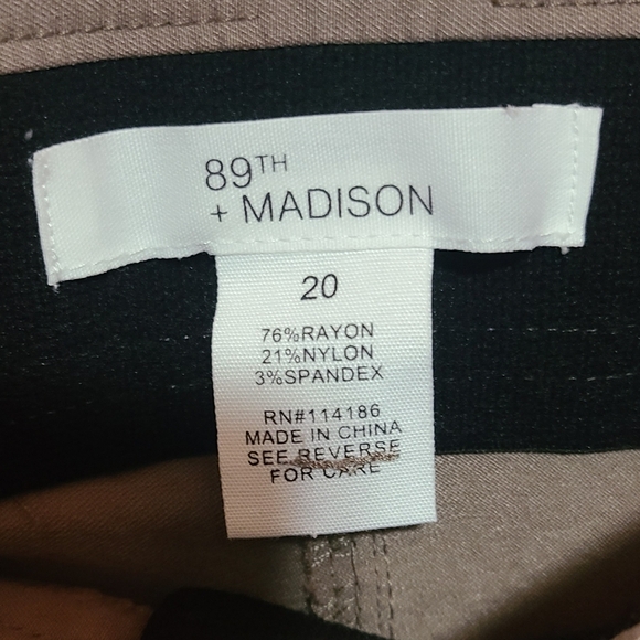 89th + MADISON WOMEN'S SIZE 20 DRESS SLACKS - Picture 4 of 8